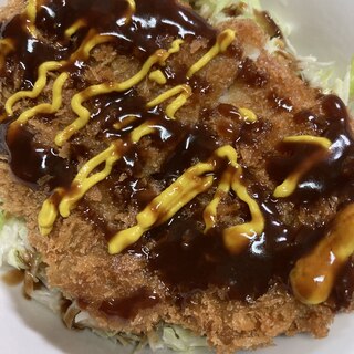 からしソースカツ丼